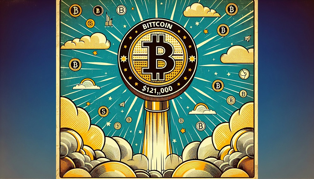 Биткойн обновил рекорд, превысив отметку в $121 тыс.