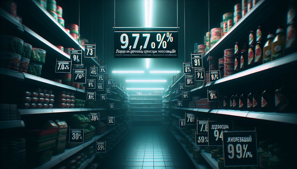 Инфляция в России: цены на продукты снижаются, годовой рост составил 9,71%