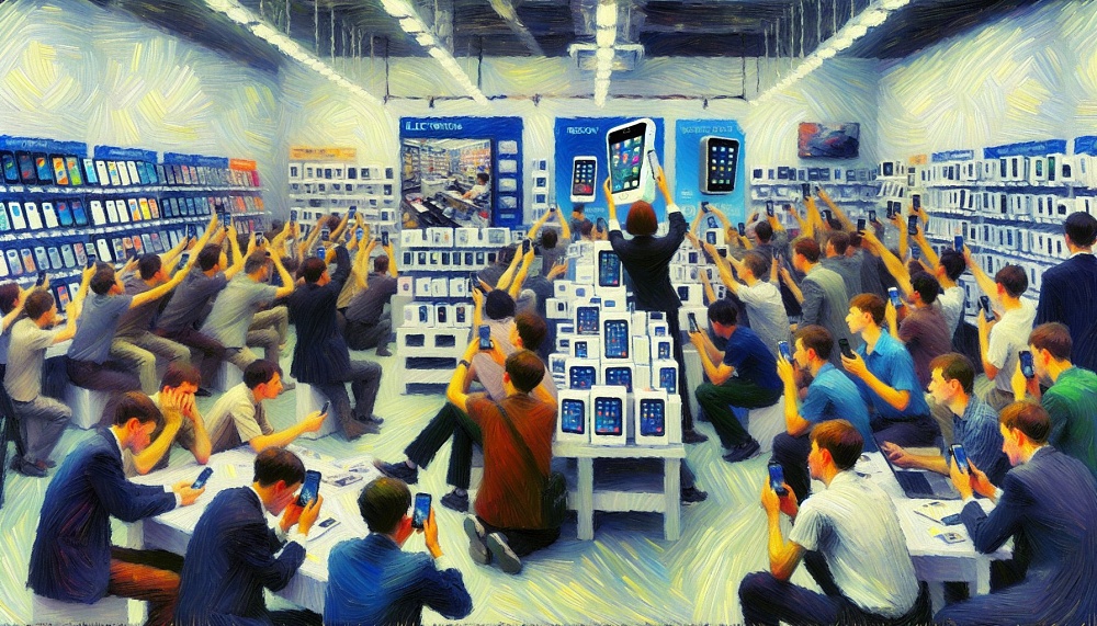 Шестилетний рекорд по покупкам смартфонов побит в РФ.