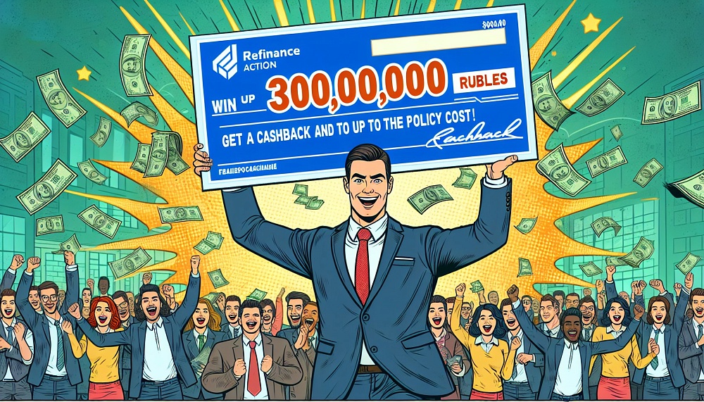 Акция «Одобрили»: выигрывайте до 300 000 рублей и получайте кэшбэк до 50% от стоимости полиса!