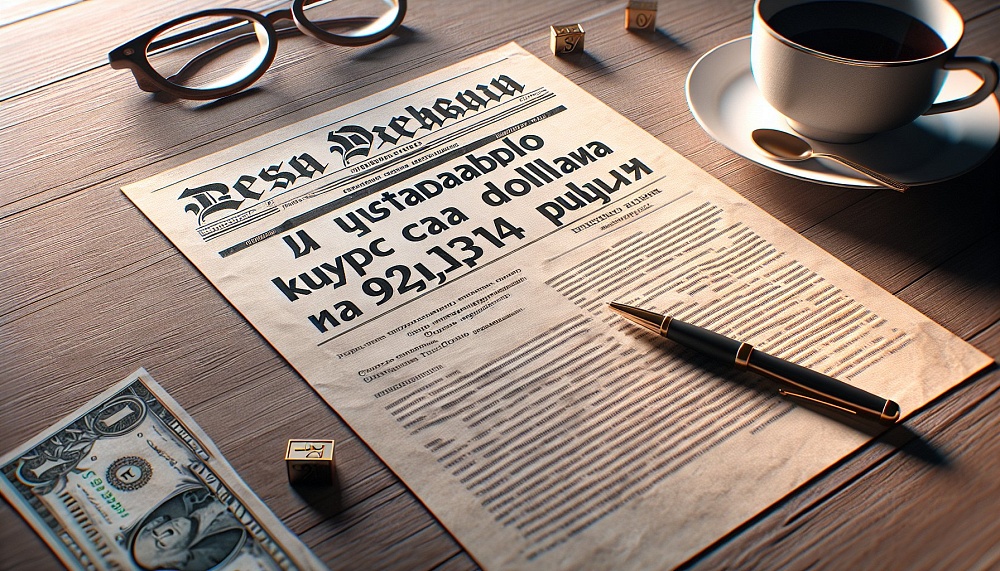 ЦБ установил курс доллара на уровне 92,1314 рубля