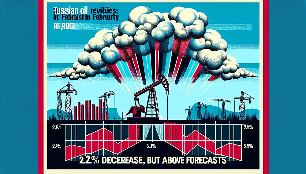 Нефтедоходы России в феврале: снижение на 2,2%, но выше прогнозов