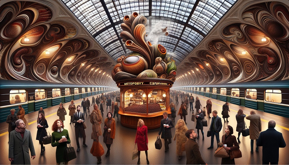 Новая кофейня в метро Москвы: москвичи довольны, но опасаются проливов