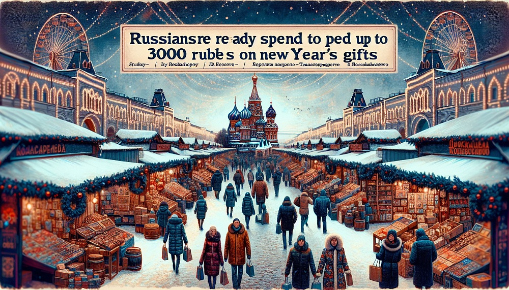 Россияне готовы потратить на новогодние подарки до 3000 рублей - исследование Роскачества.