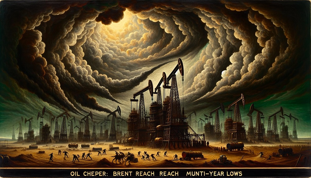 Нефть дешевеет: цены Brent и Urals достигли многолетних минимумов