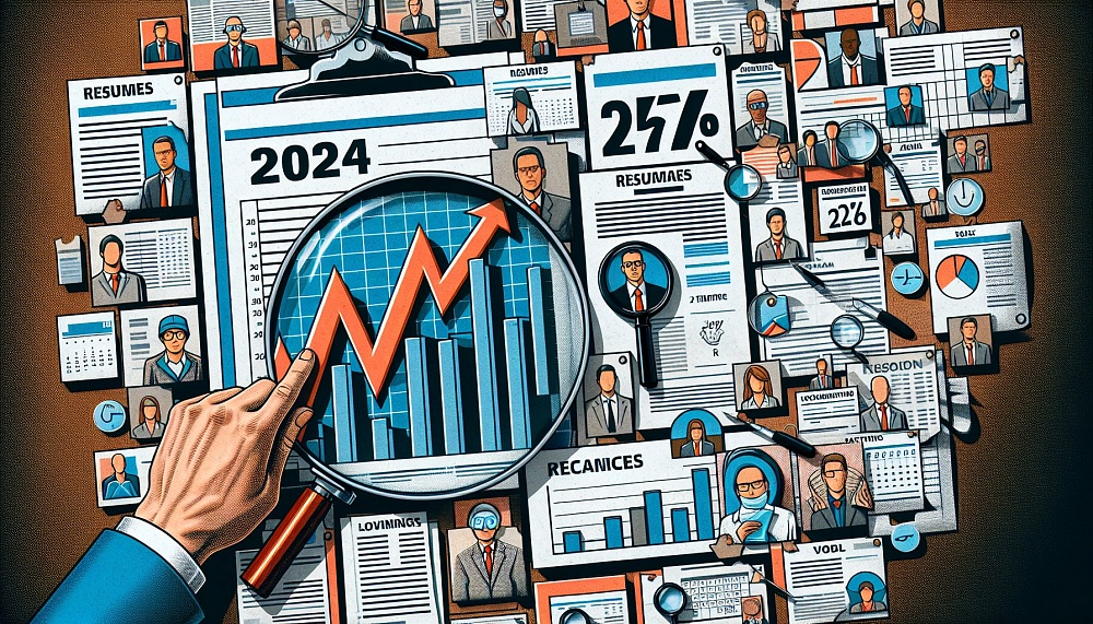 Рынок труда 2024: число резюме выросло на 27%, число вакансий упало