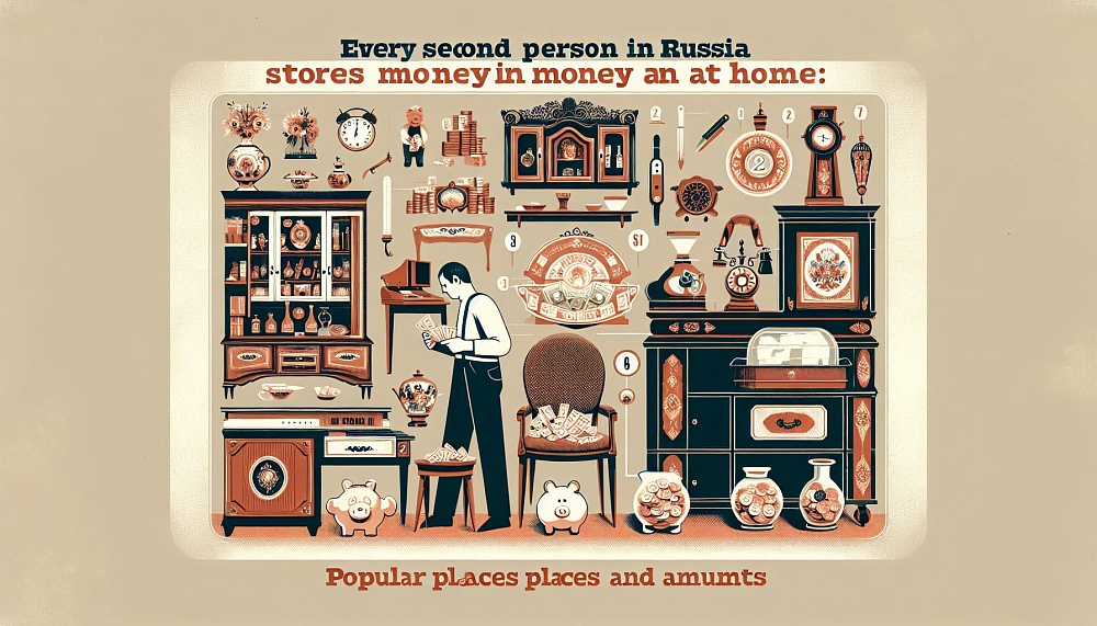 Каждый второй россиянин хранит деньги дома: популярные места и суммы